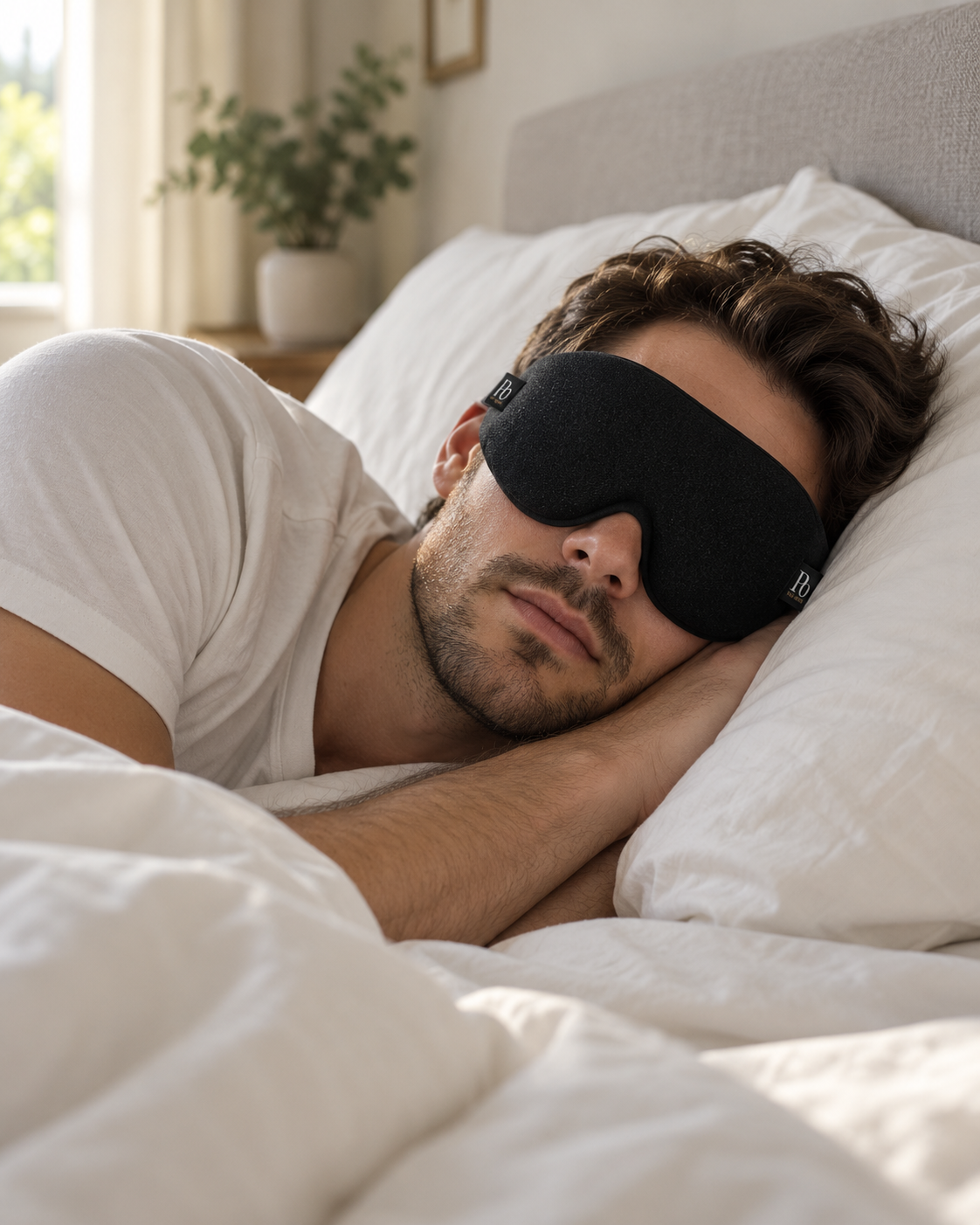 Slapen met een blackout slaapmasker