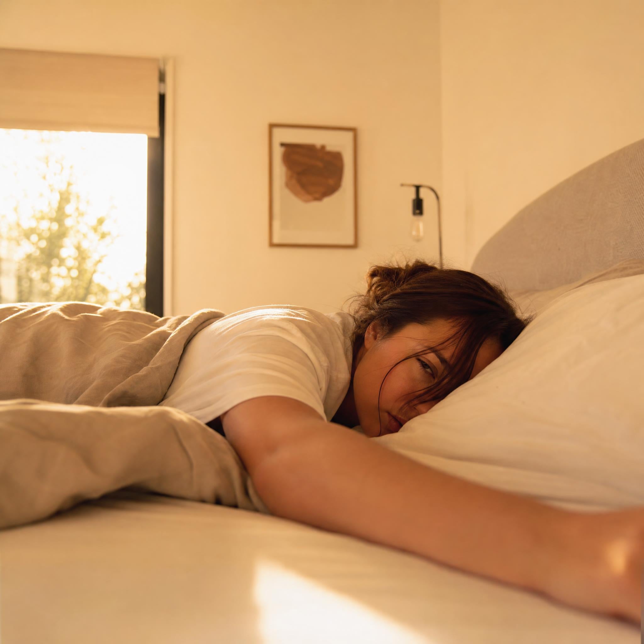 Vermoeid wakker worden, moeite om uit bed te komen