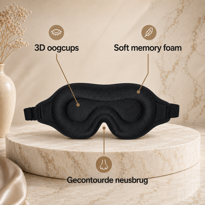 Pure Order Blackout Slaap masker